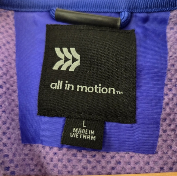 All in motion women's fitness jacket purple size large - Picture 5 of 6